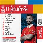 11ตัวจริงแมนยูคืนนี้
